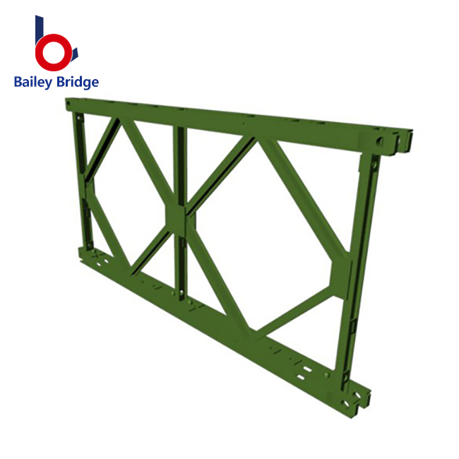 Fast-installed bailey bridge