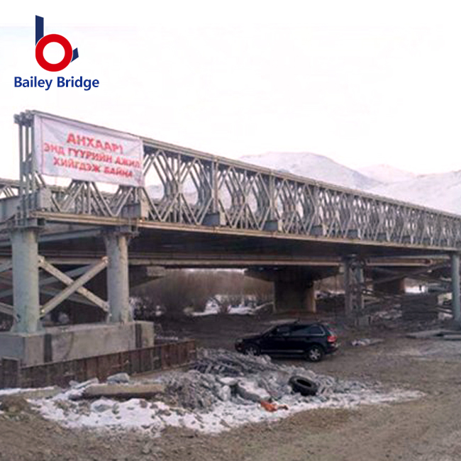 single-lane bailey bridges